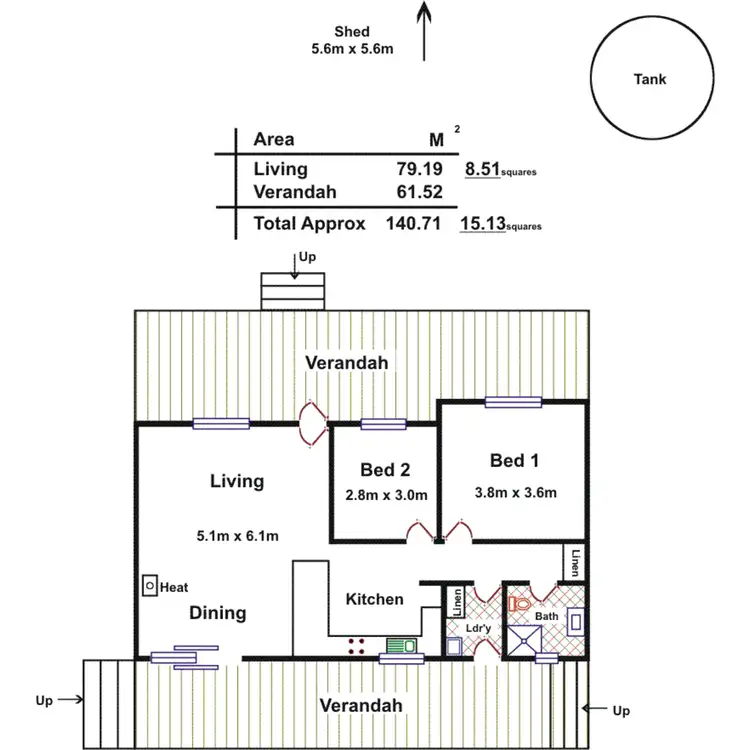 Floorplan of Homely house listing, Address available on request