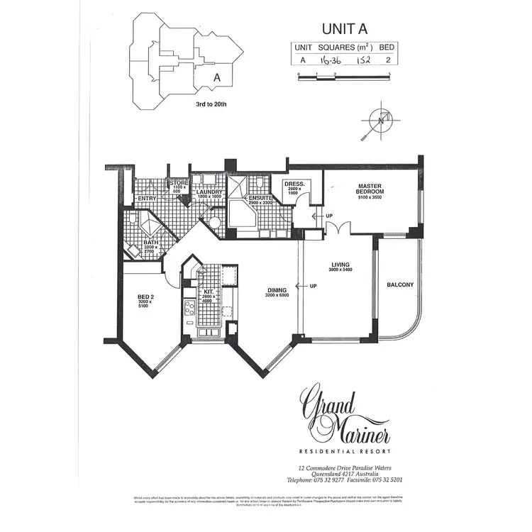 Floorplan of Homely apartment listing, 17 / 12 Commodore Drive, Paradise Waters QLD 4217