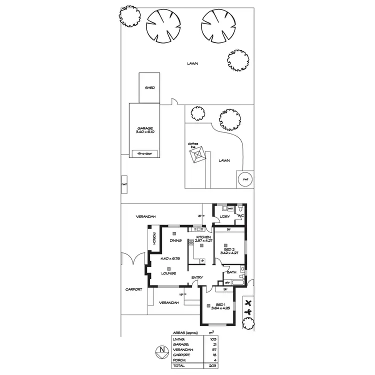 Floorplan of Homely house listing, 28 Fourth Avenue, Semaphore Park SA 5019