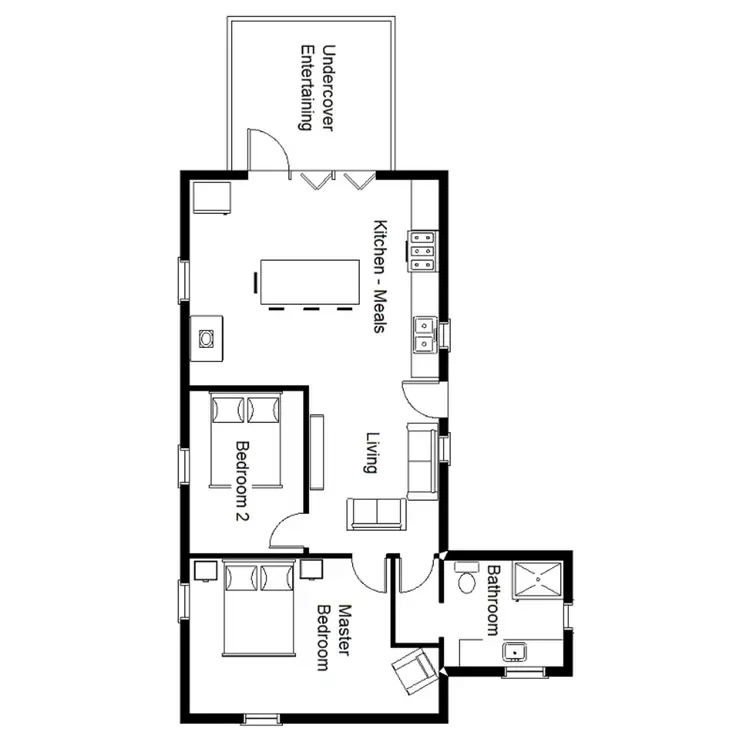 Floorplan of Homely house listing, 68 Arkaba Street, Hawker SA 5434