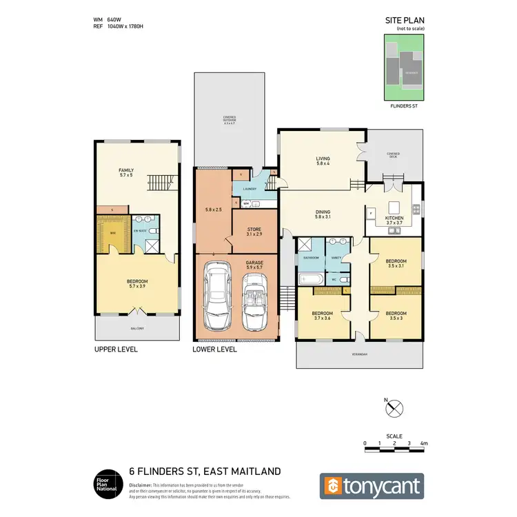 Floorplan of Homely house listing, 6 Flinders Street, East Maitland NSW 2323