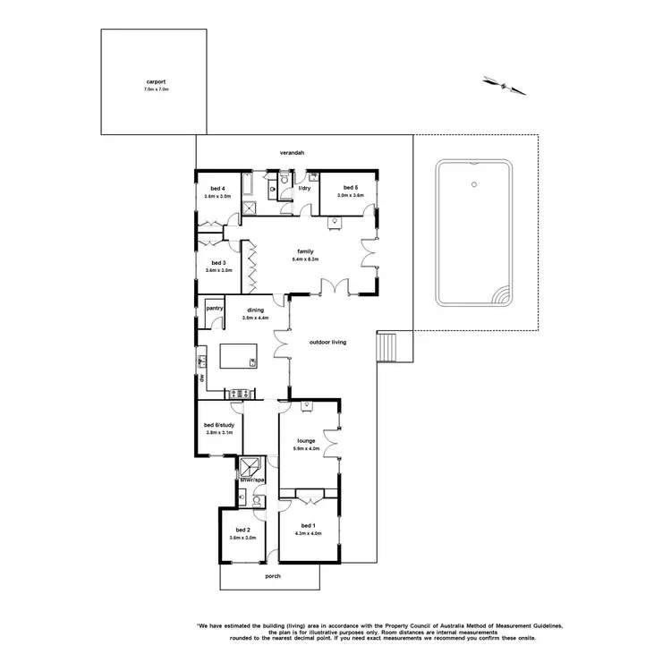 Floorplan of Homely house listing, 381 Macclesfield Road, Macclesfield VIC 3782