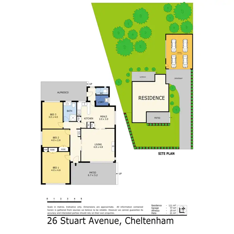 Floorplan of Homely house listing, 26 Stuart Avenue, Cheltenham VIC 3192