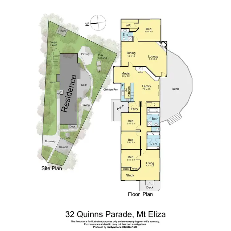 Floorplan of Homely house listing, 32 Quinns Parade, Mount Eliza VIC 3930