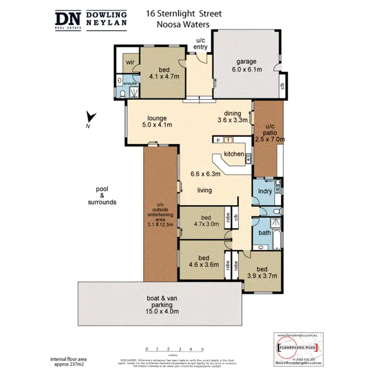 Floorplan of Homely house listing, 16 Sternlight Street, Noosa Waters QLD 4566