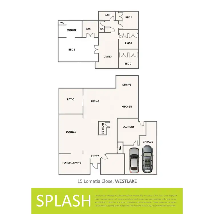 Floorplan of Homely house listing, 15 Lomatia Close, Westlake QLD 4074