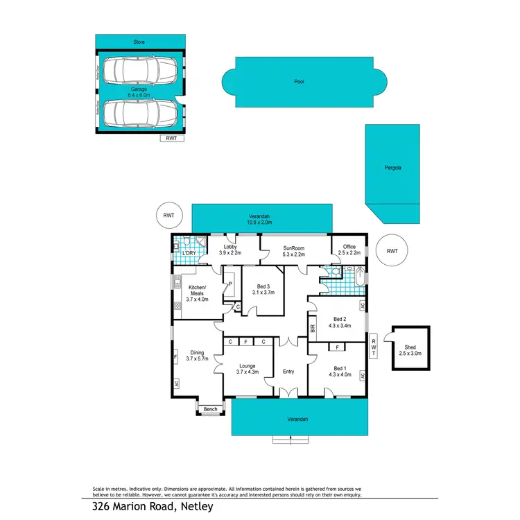 Floorplan of Homely house listing, 326 Marion Road, Netley SA 5037
