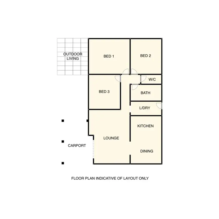 Floorplan of Homely house listing, 21 Hughes Street, Eagleby QLD 4207