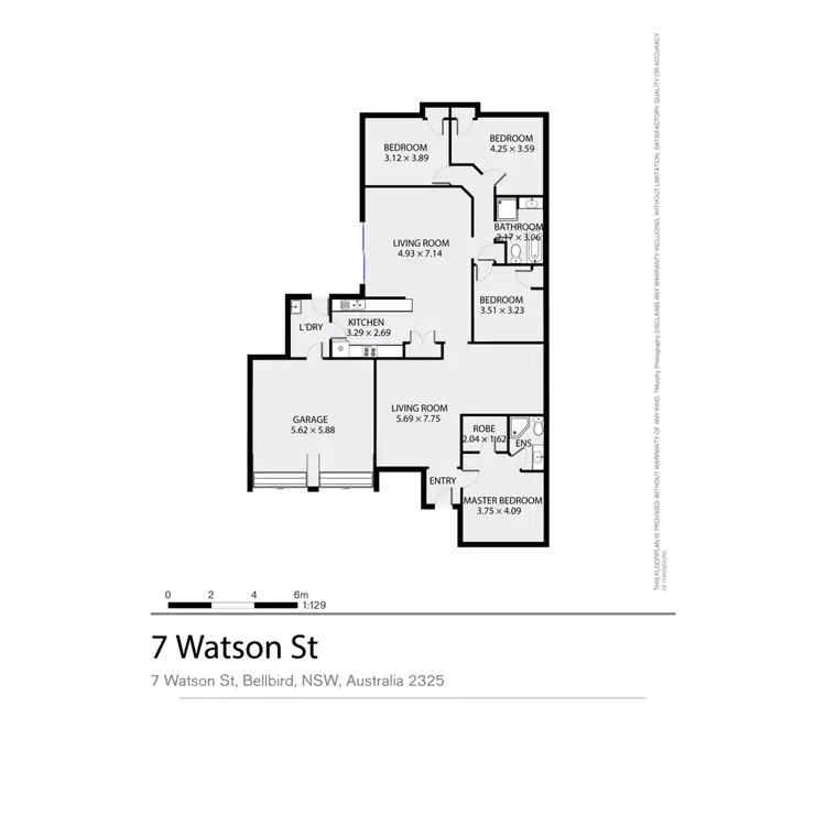 Floorplan of Homely townhouse listing, 7 Watson Street, Bellbird NSW 2325