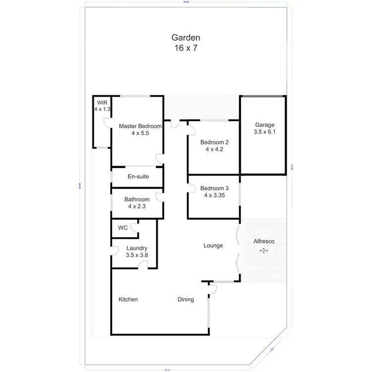 Floorplan of Homely house listing, 26 Irwin Street, East Fremantle WA 6158