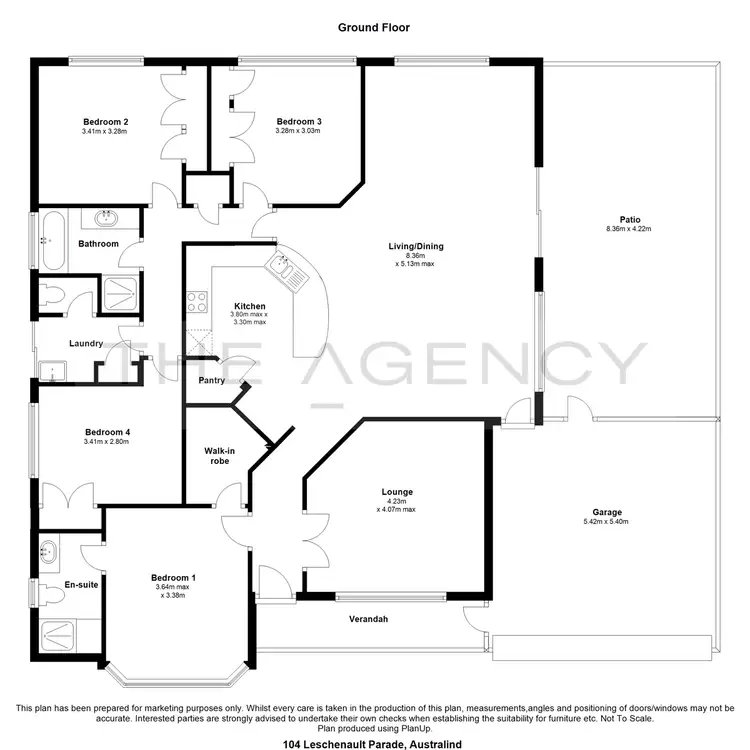 Floorplan of Homely house listing, 104 Leschenault Parade, Australind WA 6233