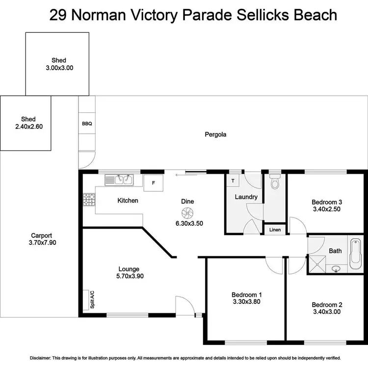 Floorplan of Homely house listing, 29 Norman Victory Parade, Sellicks Beach SA 5174