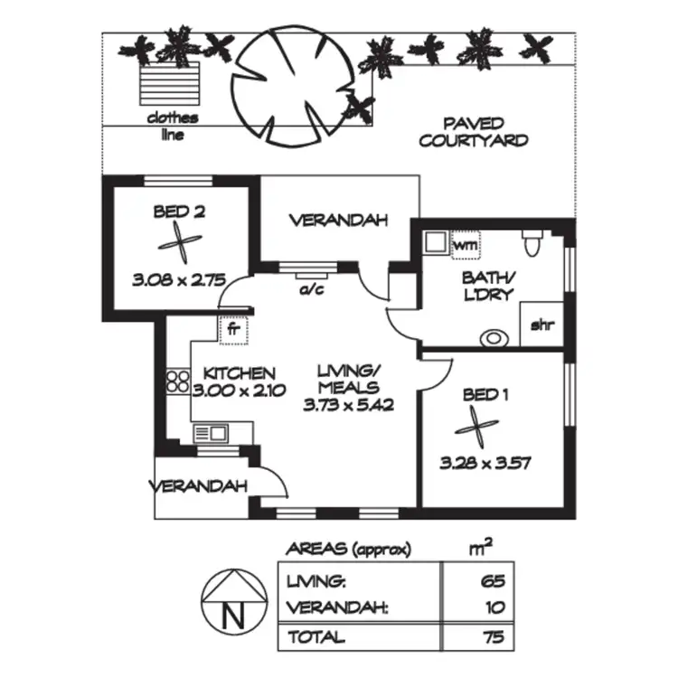 Floorplan of Homely unit listing, 5/7 Lorne Avenue, Magill SA 5072