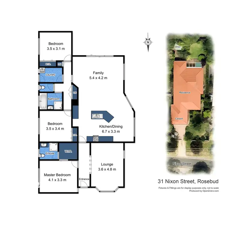 Floorplan of Homely house listing, 31 Nixon Street, Rosebud VIC 3939