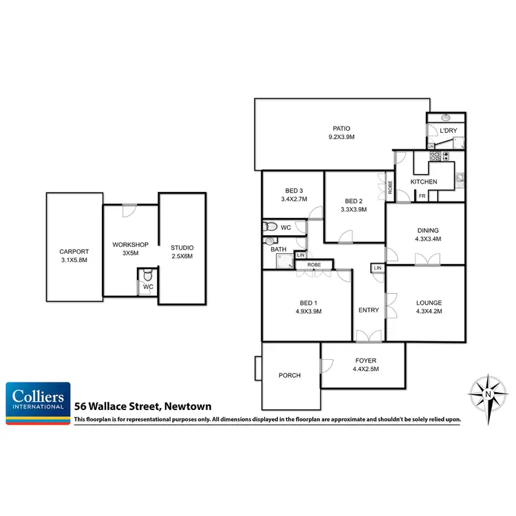 Floorplan of Homely house listing, 56 Wallace Street, Newtown QLD 4350