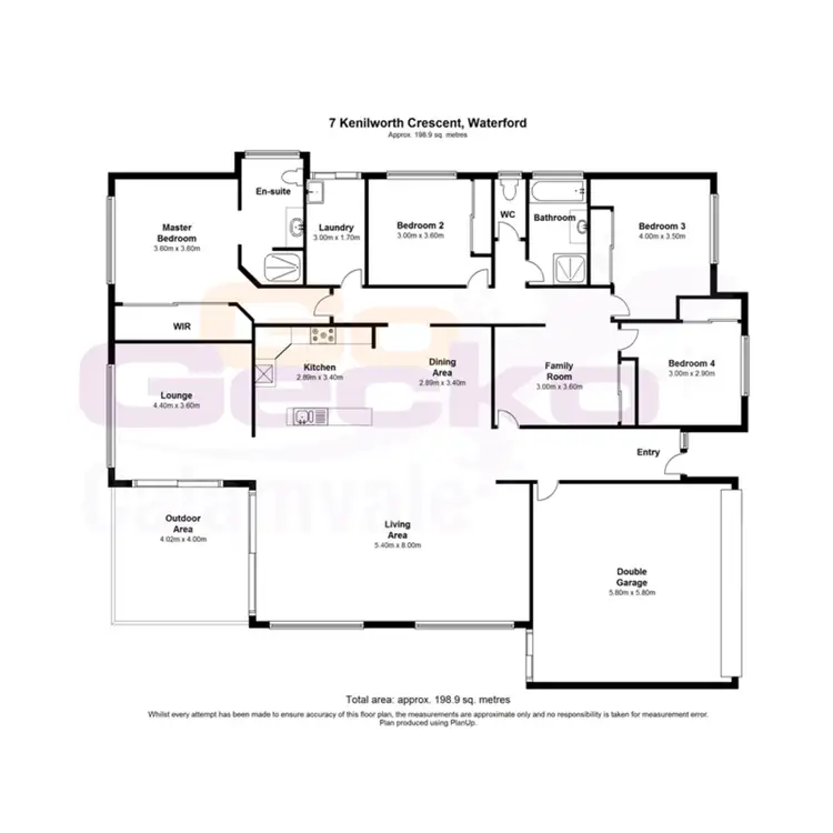 Floorplan of Homely house listing, 7 Kenilworth Cr,, Waterford QLD 4133