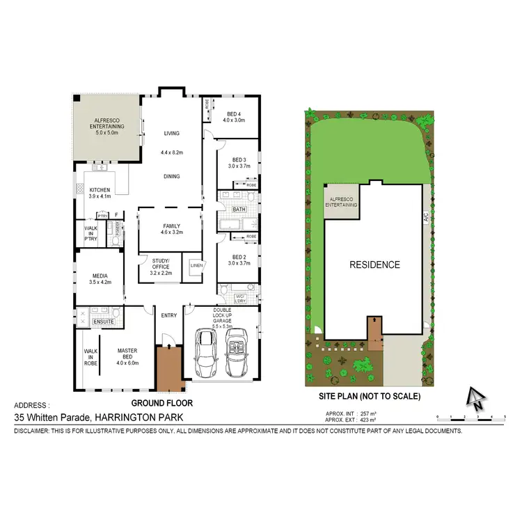 Floorplan of Homely house listing, 35 Whitten Parade, Harrington Park NSW 2567