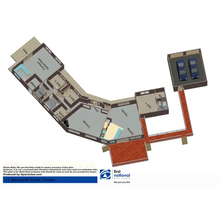 Floorplan of Homely house listing, 21 Glengariff Close, Chuwar QLD 4306