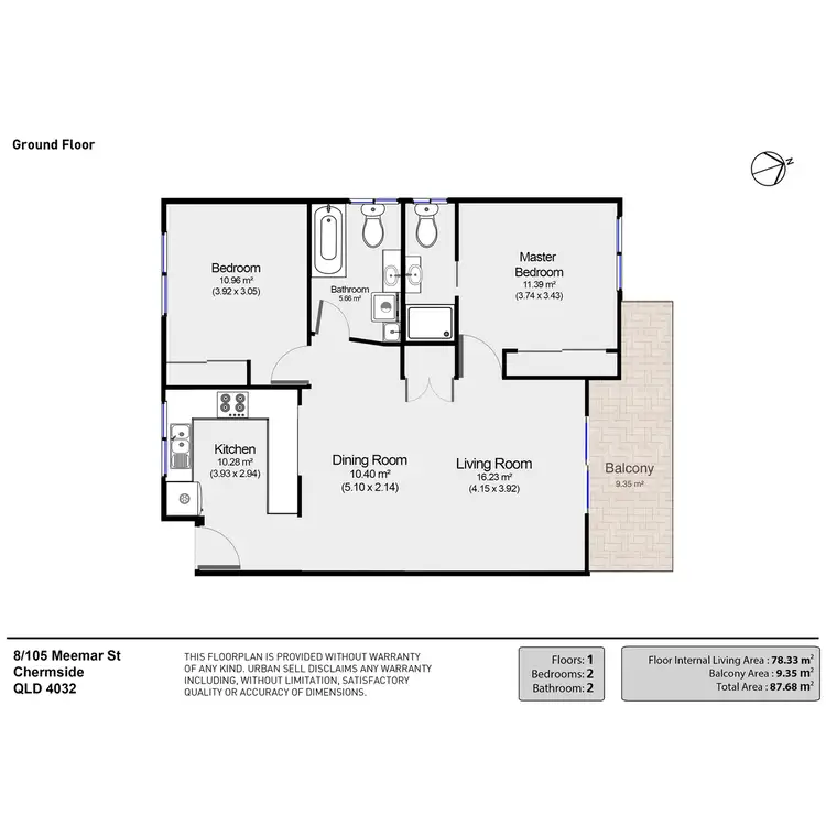 Floorplan of Homely unit listing, 8/105 Meemar Street, Chermside QLD 4032