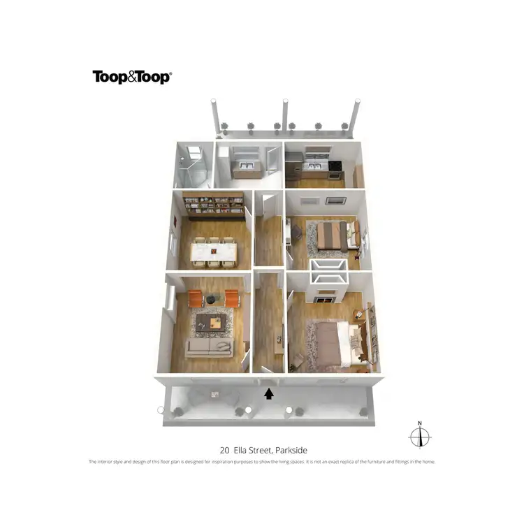 Floorplan of Homely house listing, 20 Ella Street, Parkside SA 5063