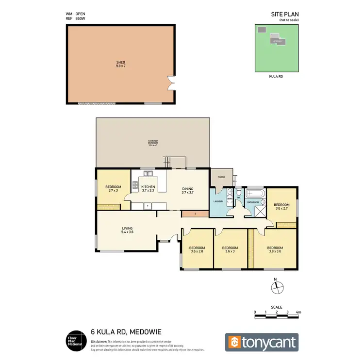 Floorplan of Homely house listing, 6 Kula Road, Medowie NSW 2318