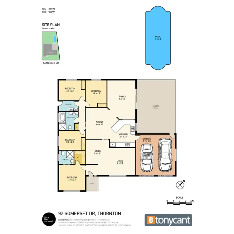 Floorplan of Homely house listing, 92 Somerset Drive, Thornton NSW 2322