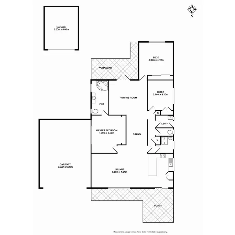 Floorplan of Homely house listing, 40 Roe Street, Benalla VIC 3672