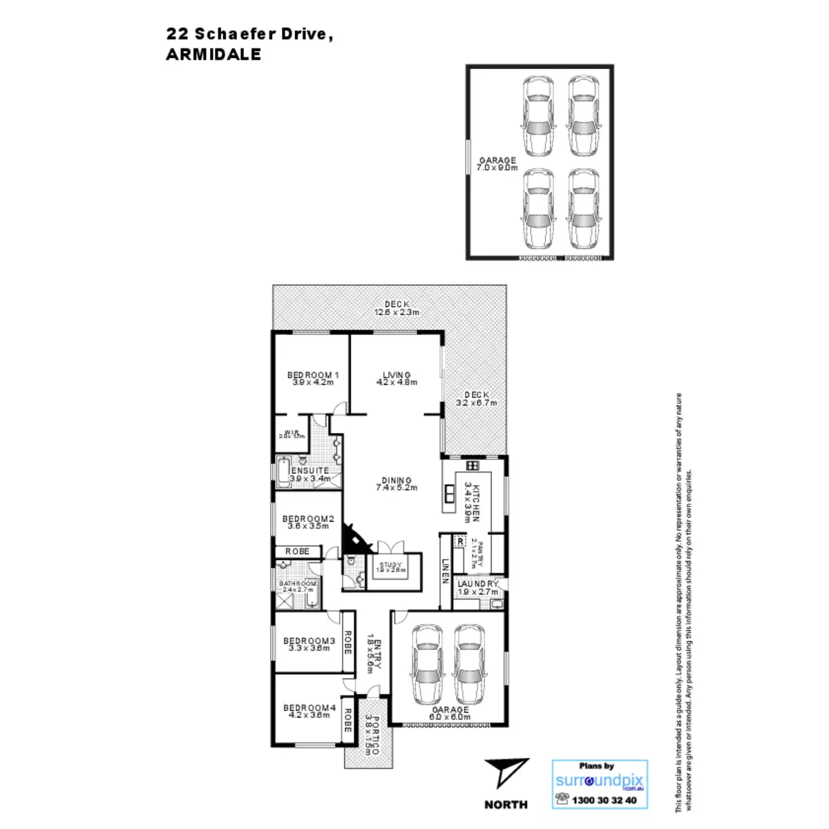 Floorplan of Homely house listing, 22 Schaefer Drive, Armidale NSW 2350