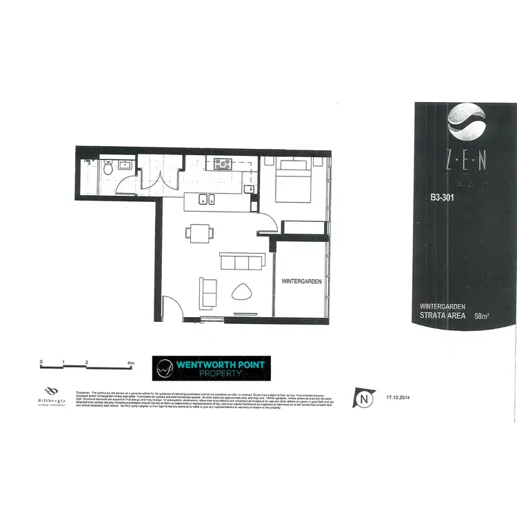 Floorplan of Homely apartment listing, B3-301 1 Ridge Road, Wentworth Point NSW 2127