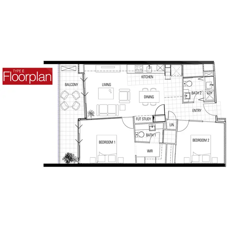 Floorplan of Homely apartment listing, 77/101 MURRAY Street, Perth WA 6000