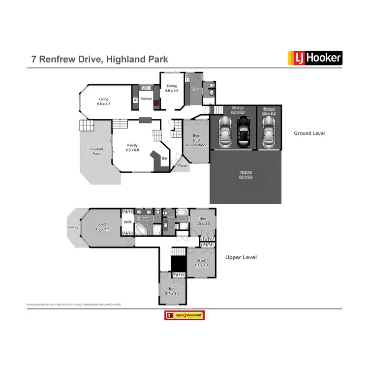 Floorplan of Homely house listing, 7 Renfrew Drive, Highland Park QLD 4211