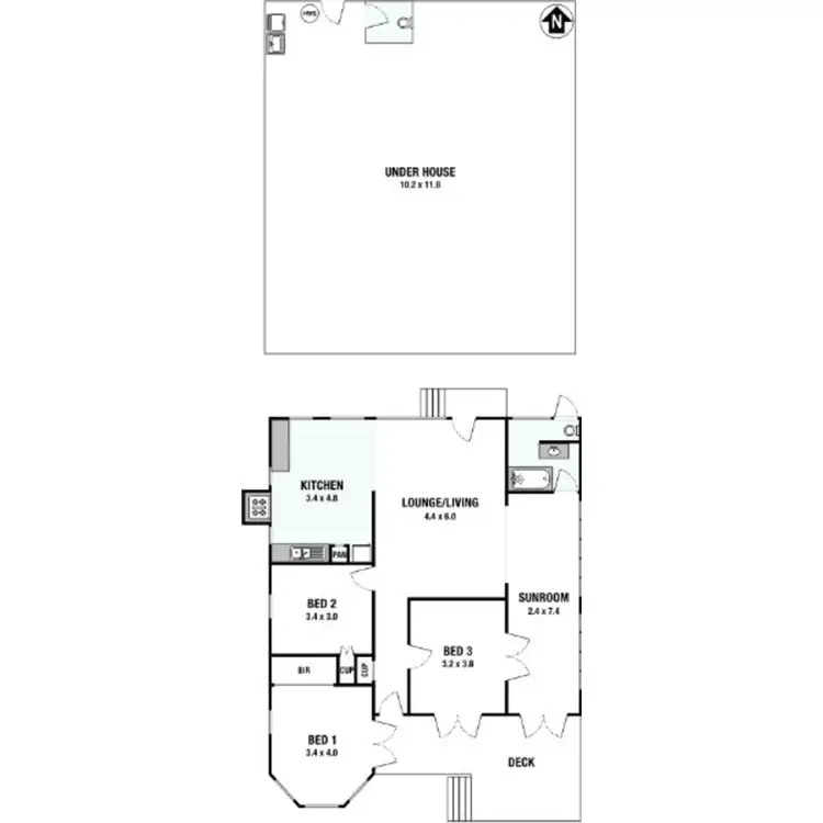 Floorplan of Homely house listing, 23 Taylor Street, Woolloongabba QLD 4102