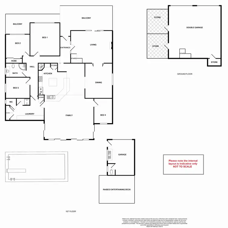 Floorplan of Homely house listing, 6 Cassard Court, Ferndale WA 6148
