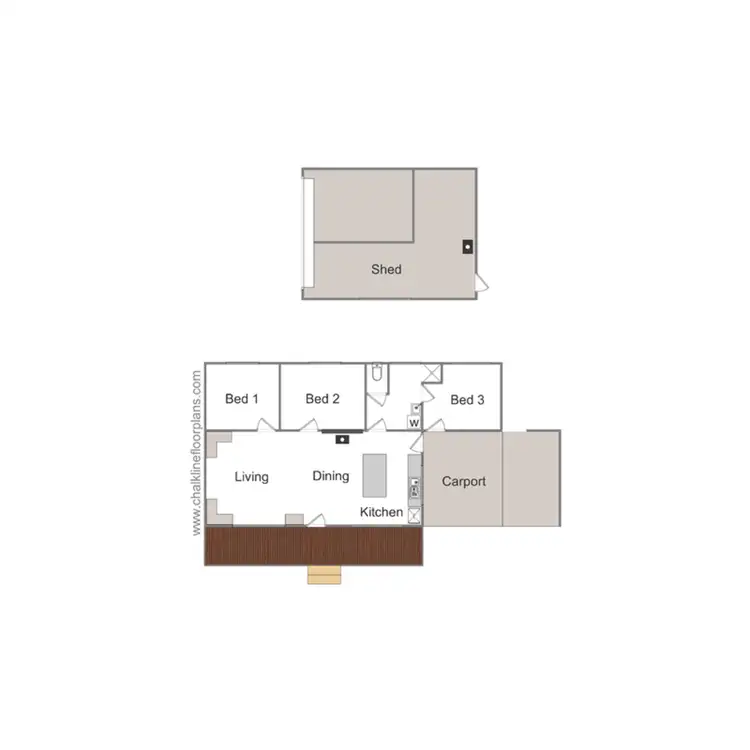 Floorplan of Homely house listing, 15 Nash Street, Jamieson VIC 3723