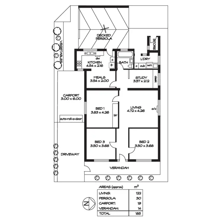 Floorplan of Homely house listing, 10 Ebor Avenue, Mile End SA 5031