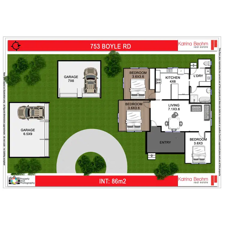 Floorplan of Homely rural property listing, 753 Boyle Road, Goolmangar NSW 2480