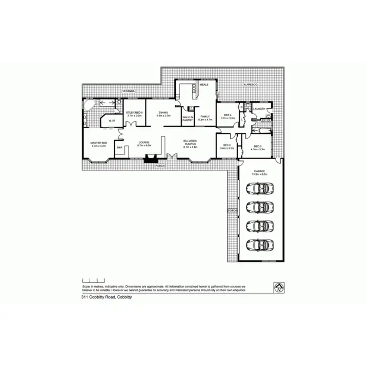 Floorplan of Homely house listing, 311 Cobbitty Rd, Cobbitty NSW 2570