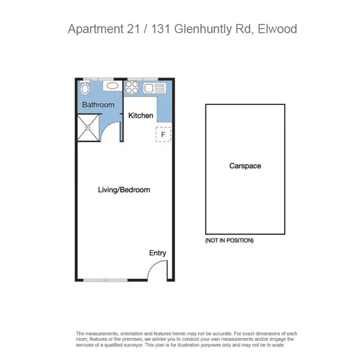 Floorplan of Homely apartment listing, 21/131 Glen Huntly Road, Elwood VIC 3184