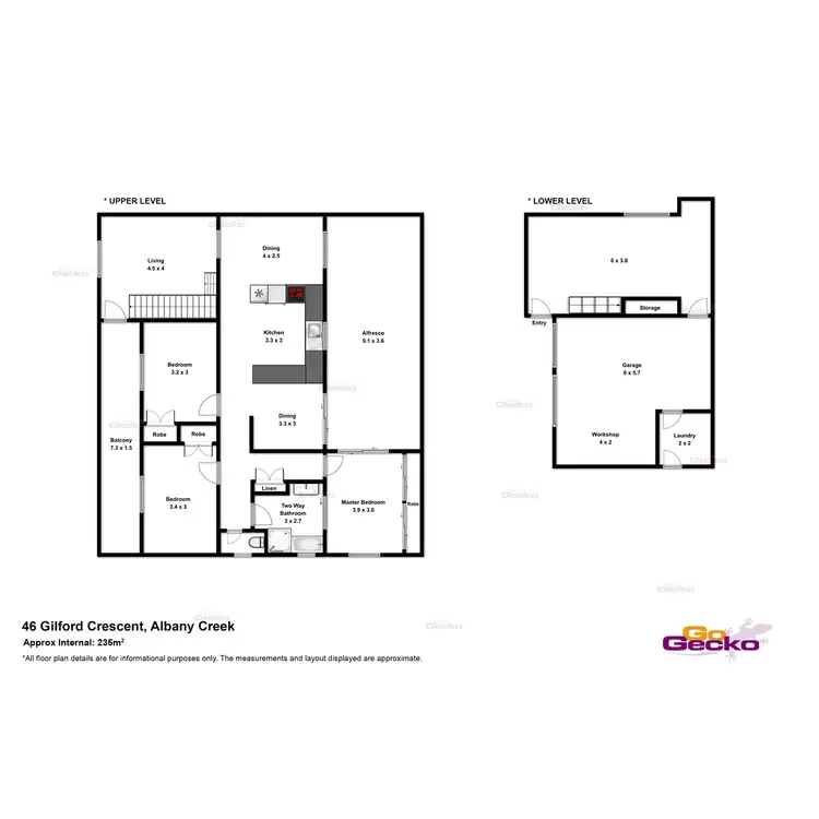 Floorplan of Homely house listing, 46 Gilford Crescent, Albany Creek QLD 4035