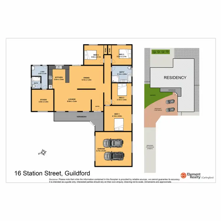 Floorplan of Homely house listing, 16 Station Street, Guildford NSW 2161