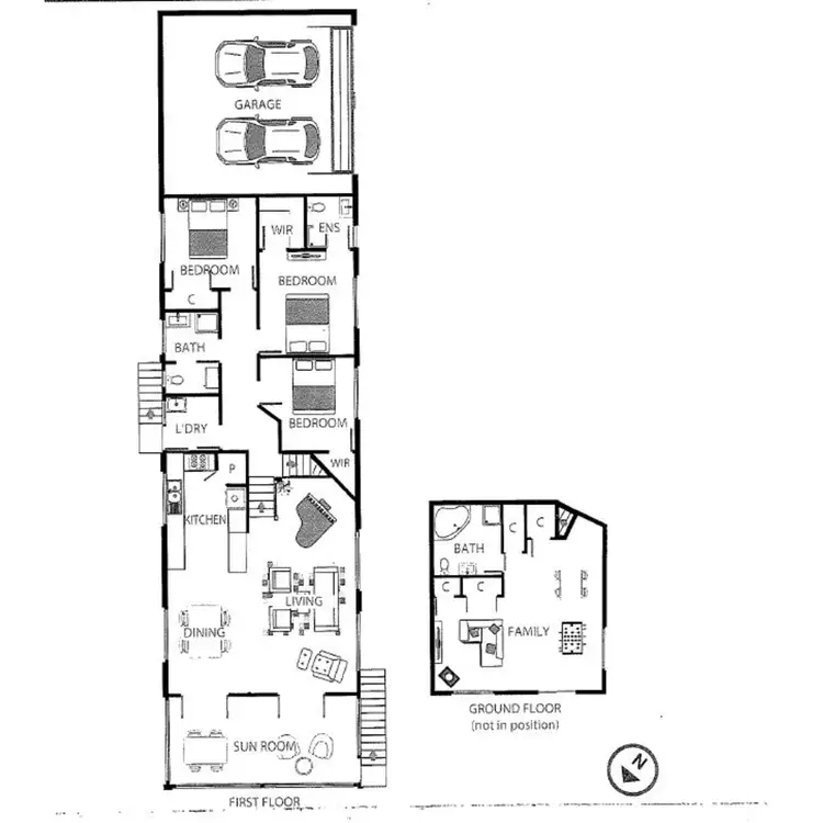 Floorplan of Homely house listing, 80 Lantana Road, Cape Woolamai VIC 3925