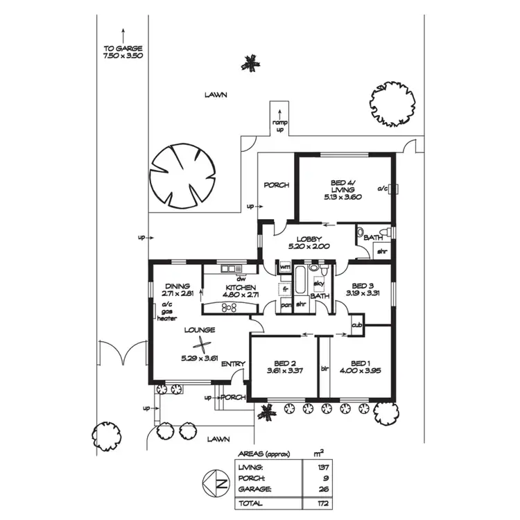 Floorplan of Homely house listing, 6 Grey Avenue, Beaumont SA 5066