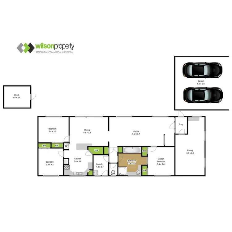 Floorplan of Homely house listing, 58 Hazelwood Road, Traralgon VIC 3844