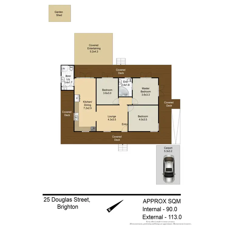 Floorplan of Homely house listing, 25 Douglas Street, Brighton QLD 4017