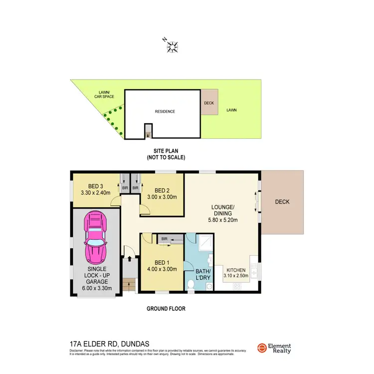 Floorplan of Homely house listing, 17A Elder Road, Dundas NSW 2117