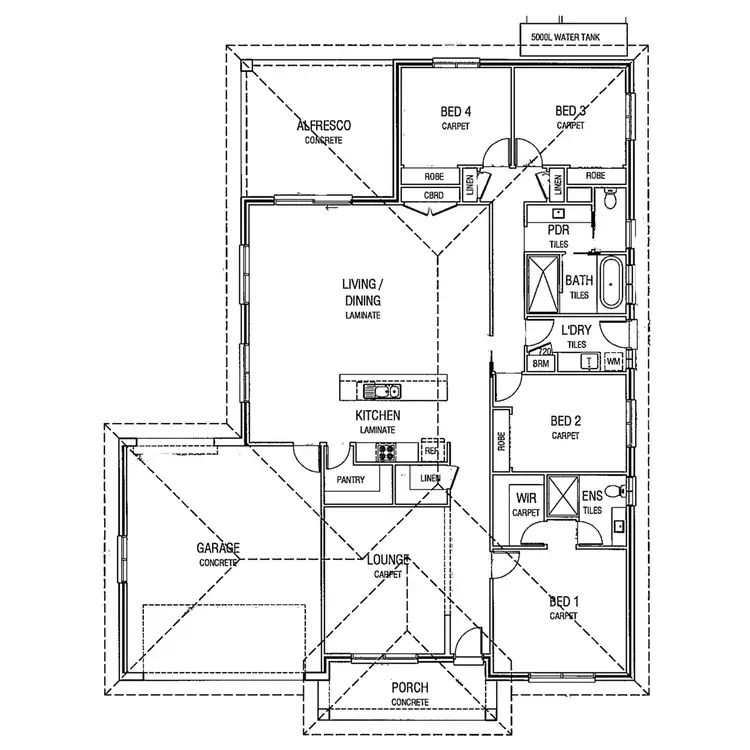 Floorplan of Homely house listing, 19 Waterhouse Avenue, Lloyd NSW 2650