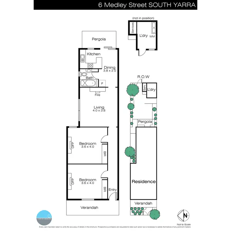 Floorplan of Homely house listing, 6 Medley Street, South Yarra VIC 3141