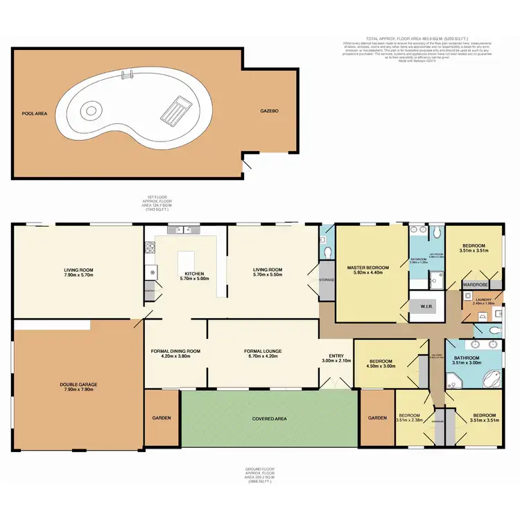 Floorplan of Homely rural property listing, 518 Tumbi Road, Wamberal NSW 2260