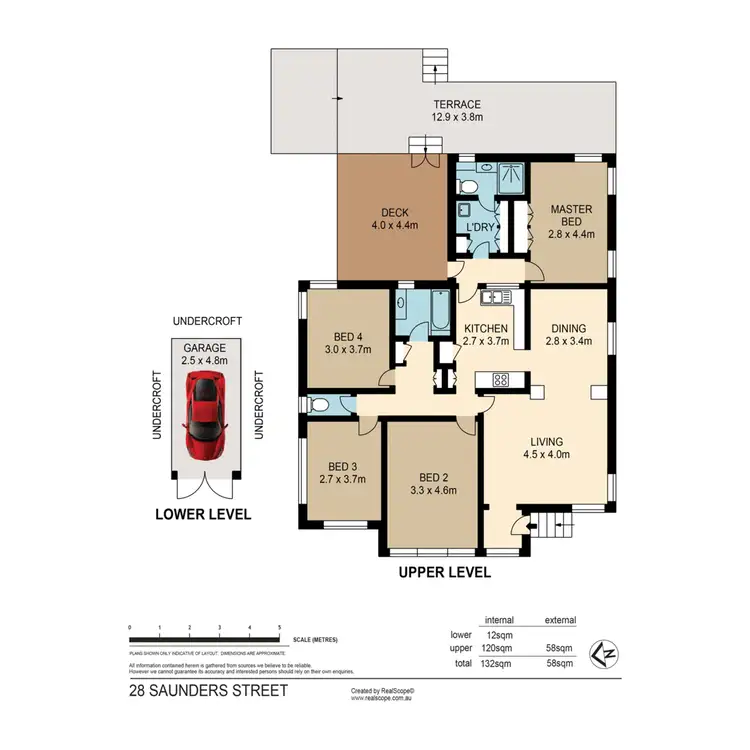 Floorplan of Homely house listing, 28 Saunders Street, Indooroopilly QLD 4068