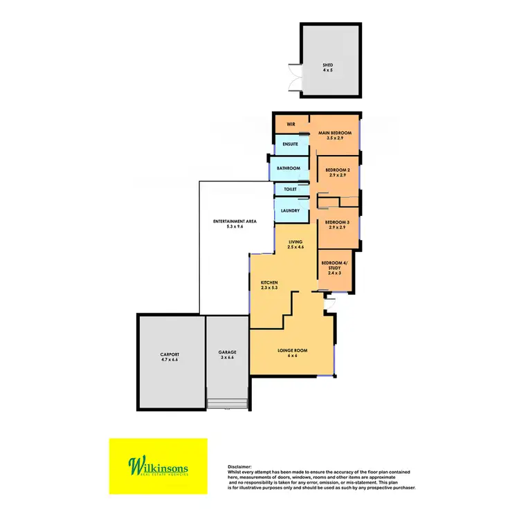 Floorplan of Homely house listing, Address available on request